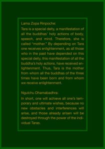 HappyMonksPublications - A Commentary on the Praise to the 21 Taras - Backface