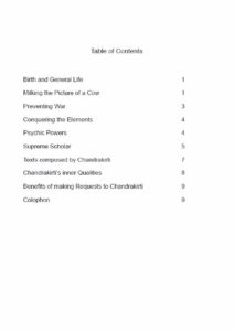 HappyMonksPublication - Chandrakirti - The One Clarifying Arya Nagarjunas Point of View - Index