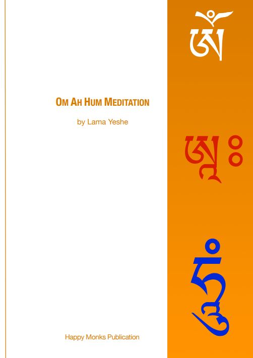 HappyMonksPublication - Om Ah Hung - Meditation - front