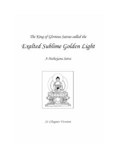 HappyMonksPublication - Golden Light Sutra - front