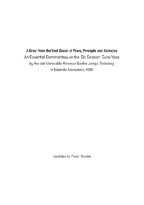 HappyMonksPublications - Six Session Guru Yoga Commentary - front
