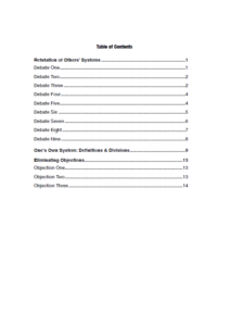 Small Collected Topic - Chapter 2 - Established Base - index