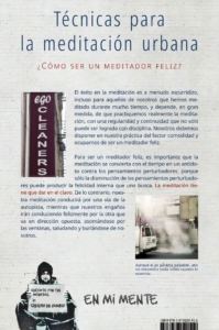 Técnicas para la meditación urbana - Back